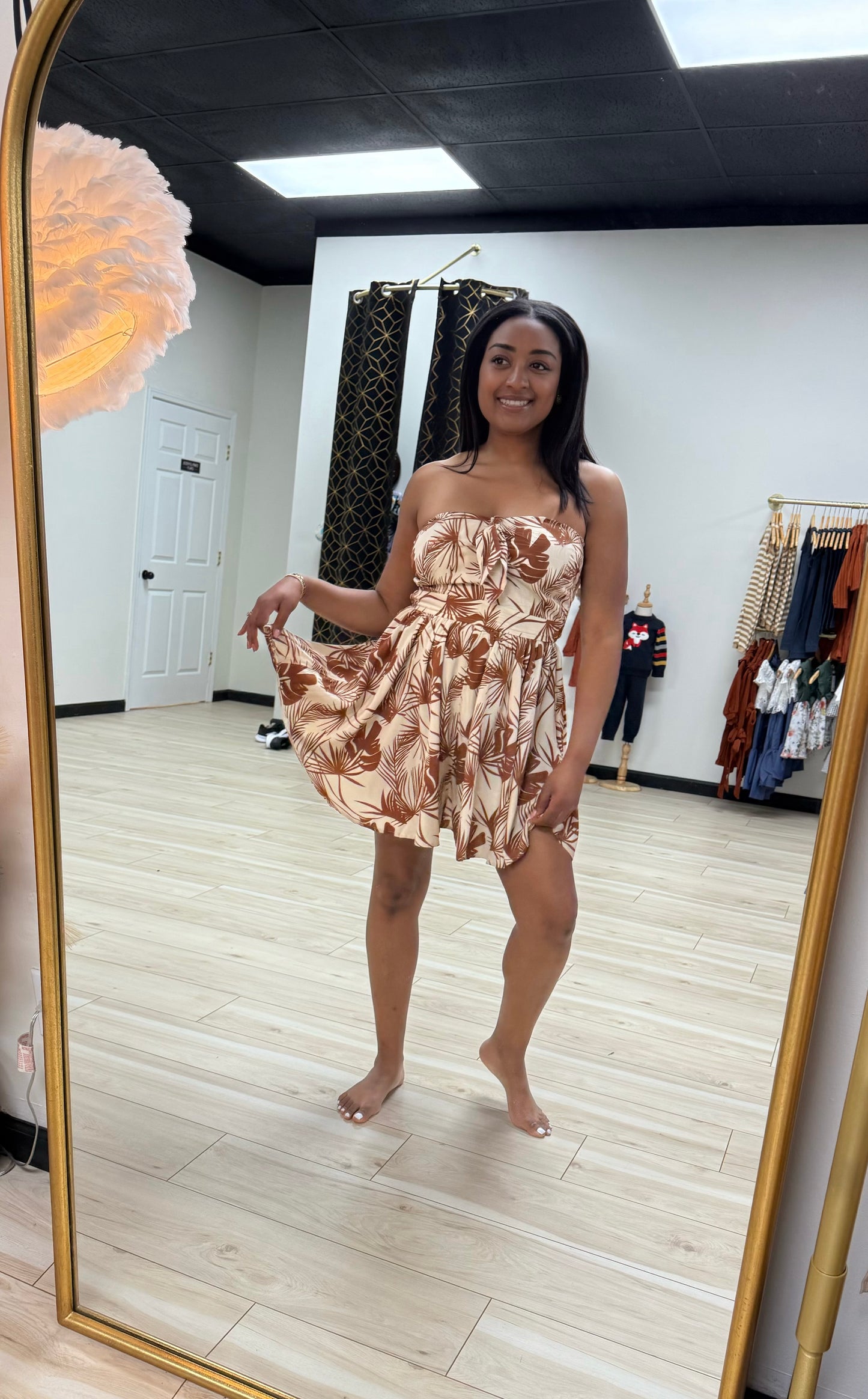 Tube Tie Front Romper