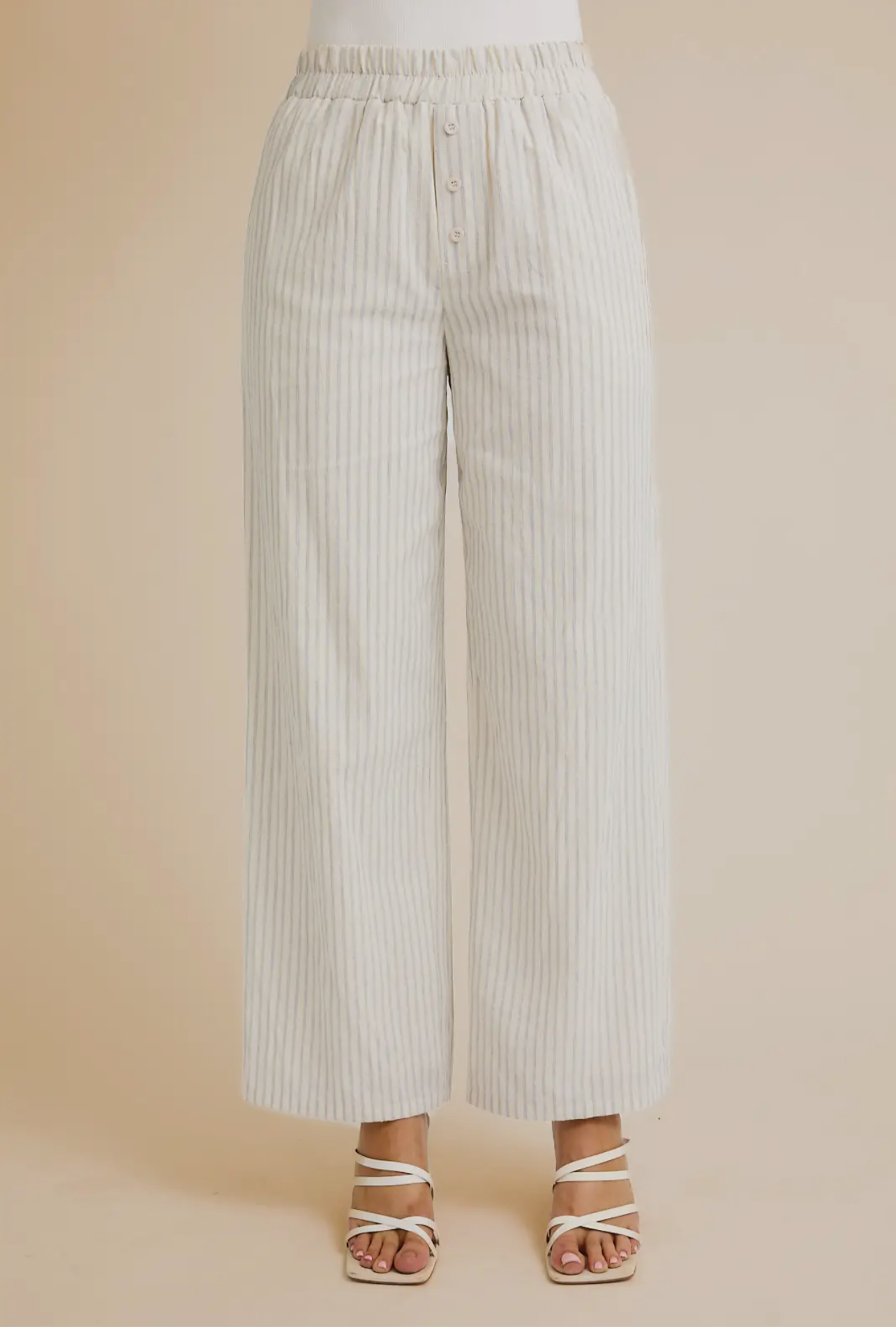 Stripe Wide Leg Pants