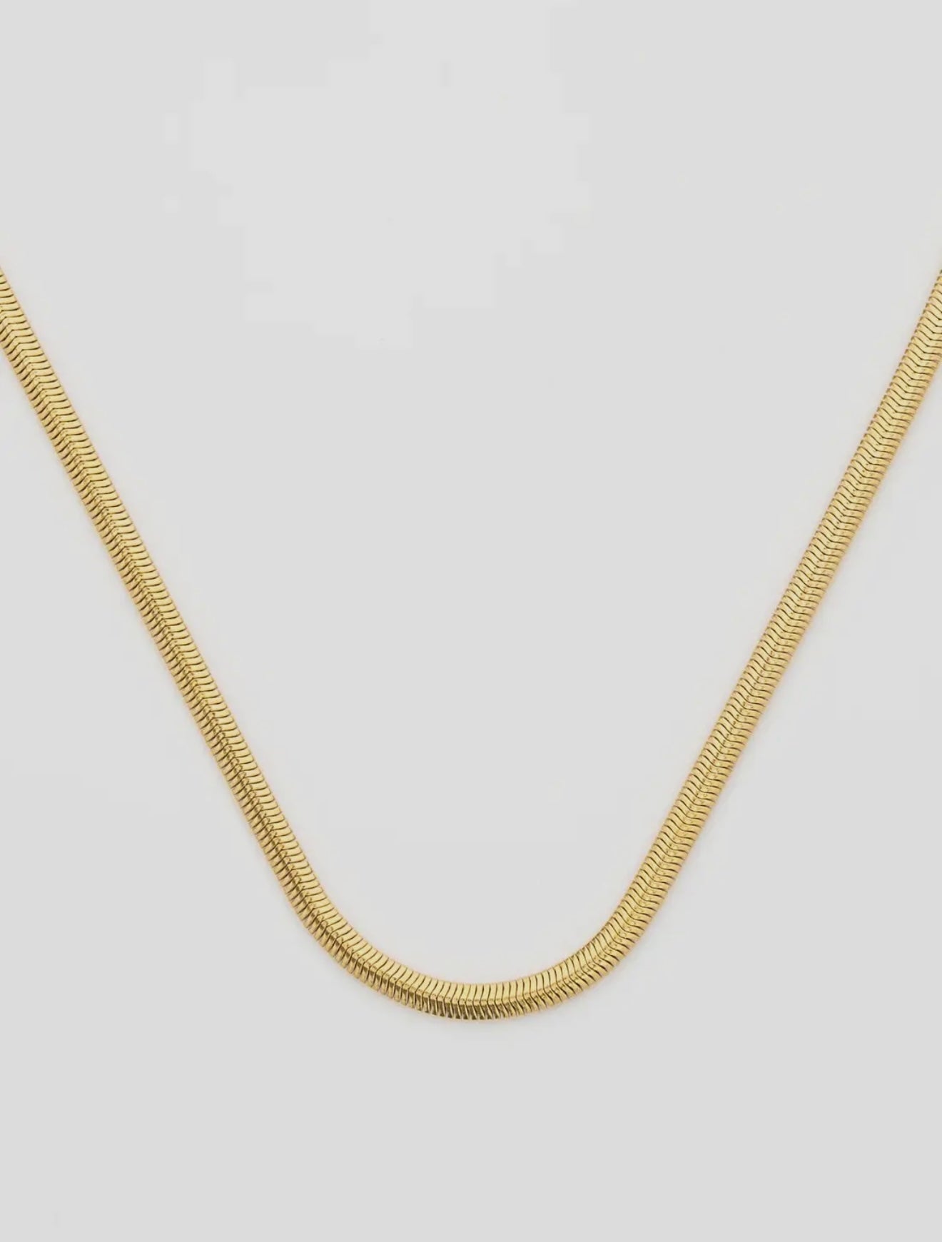 Matte Herringbone Necklace