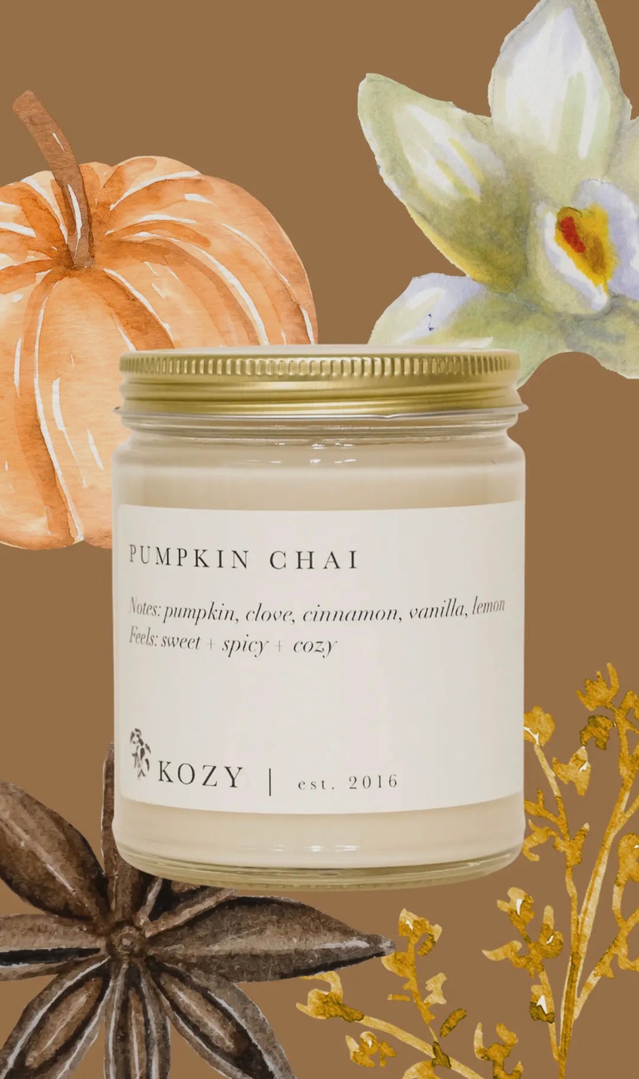 Pumpkin Chai Kozy Candle