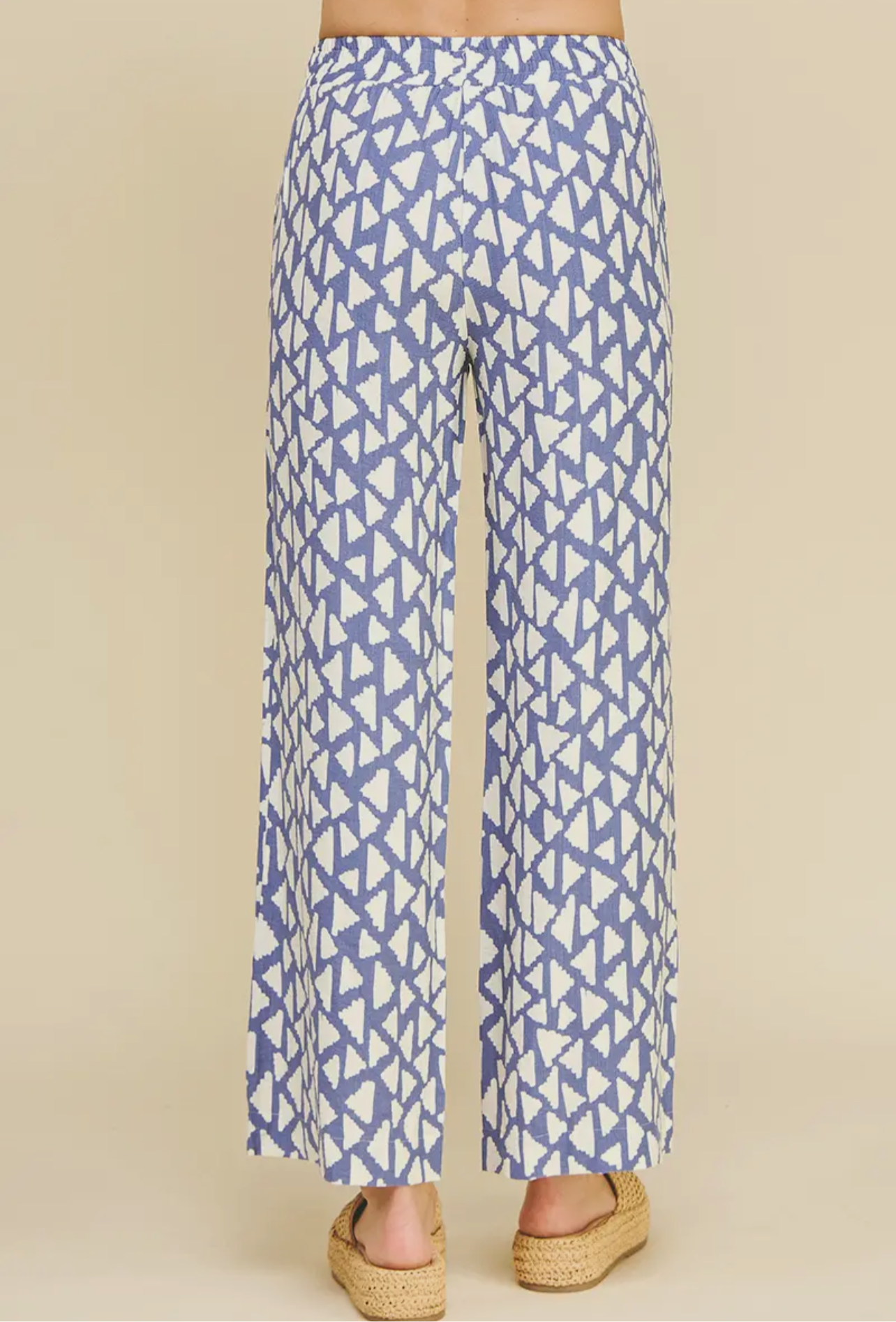 Printed Wide Leg Pants