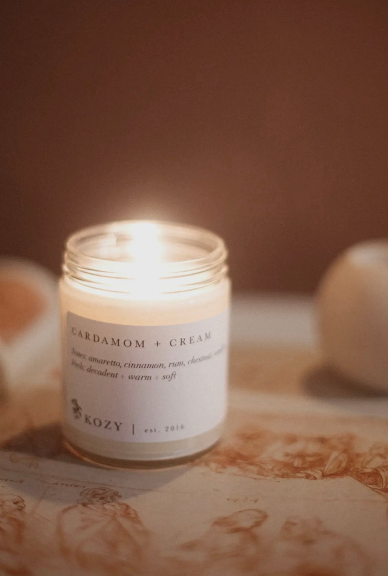 Cardamom + Cream Kozy Candle
