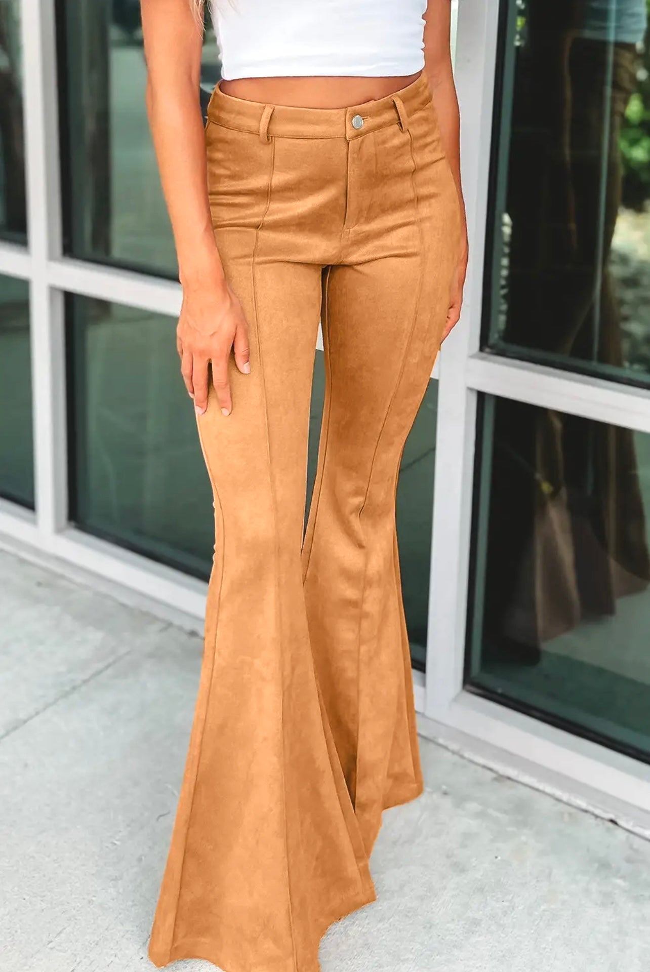 Suede Pants