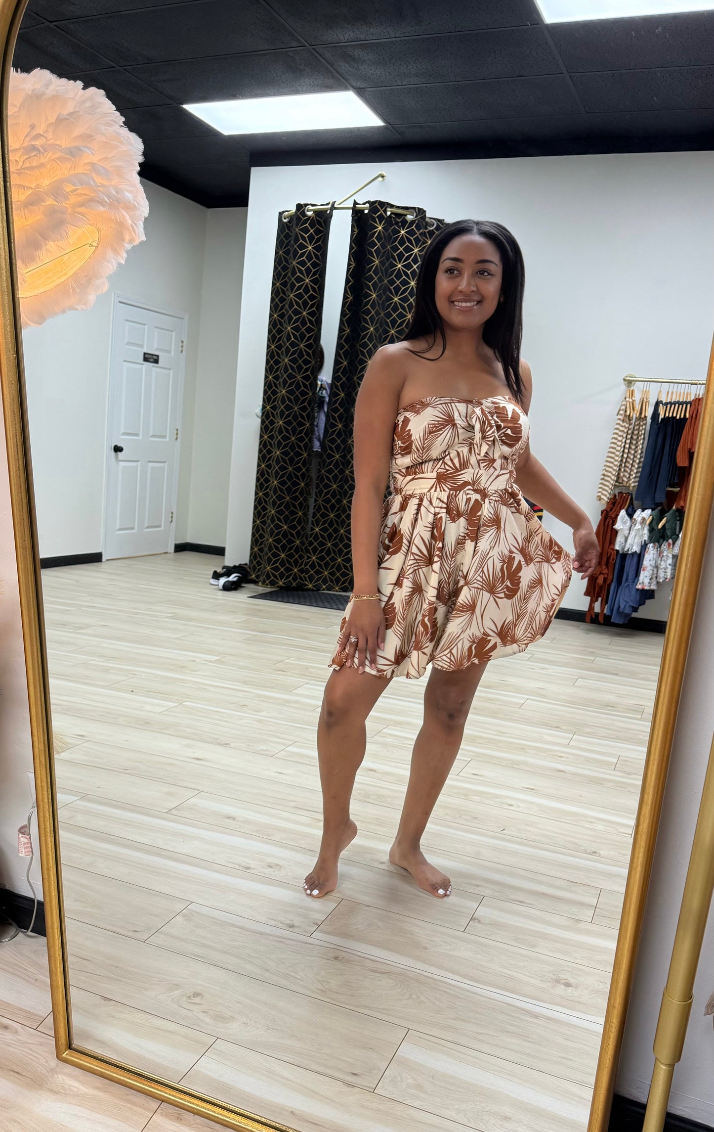 Tube Tie Front Romper