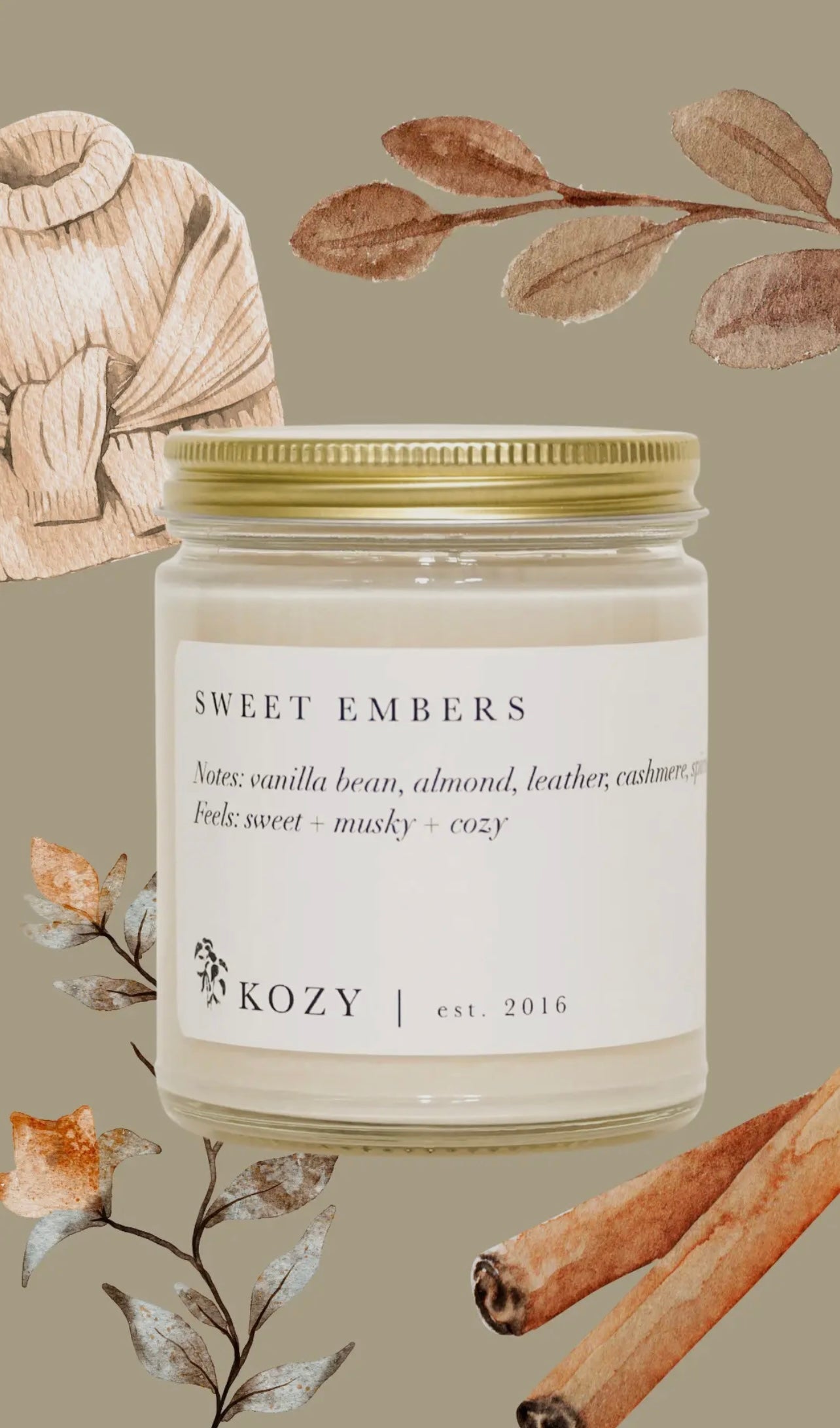 Sweet Embers Kozy Candle