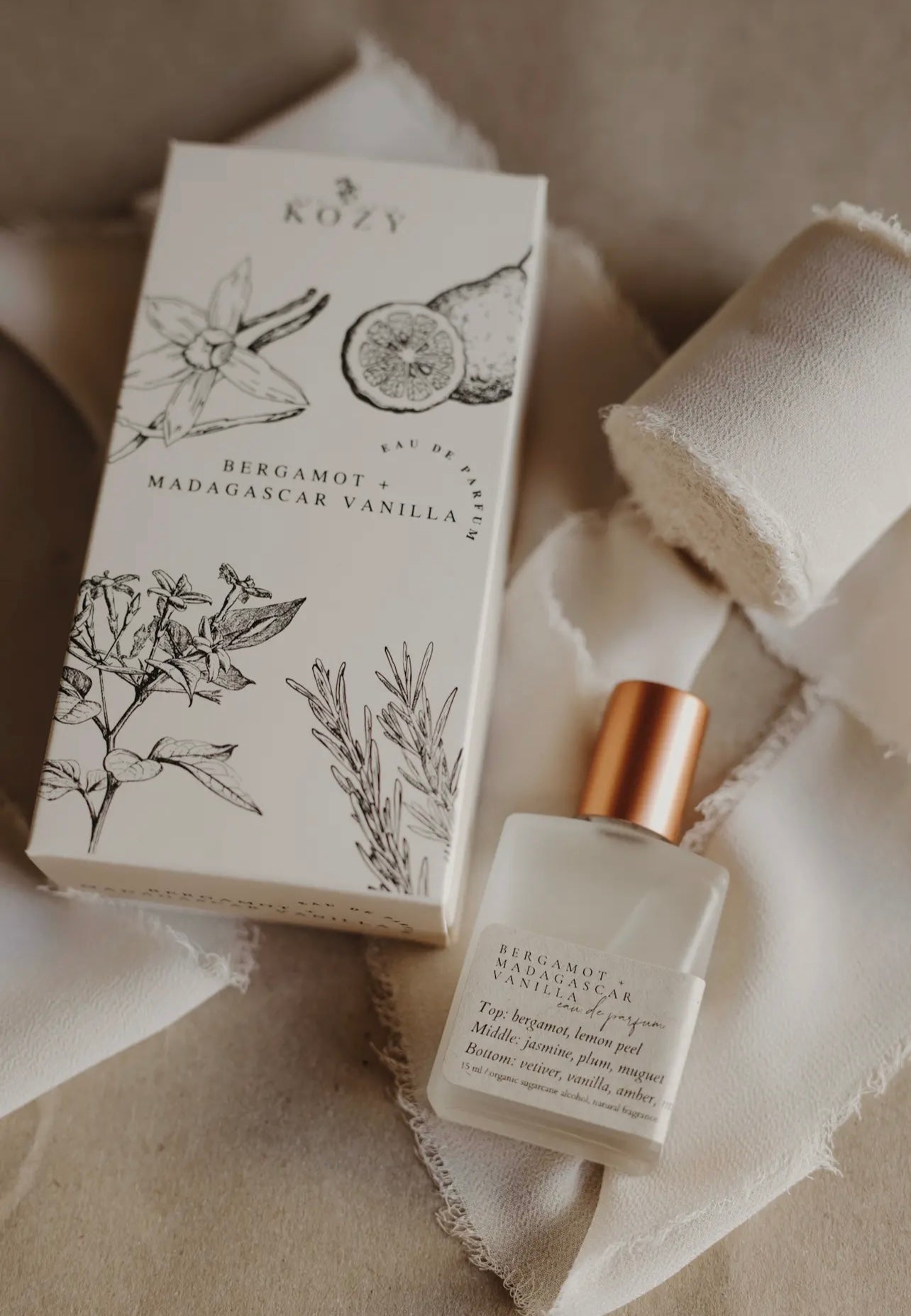Bergamont + Madagascar Vanilla Kozy Perfume