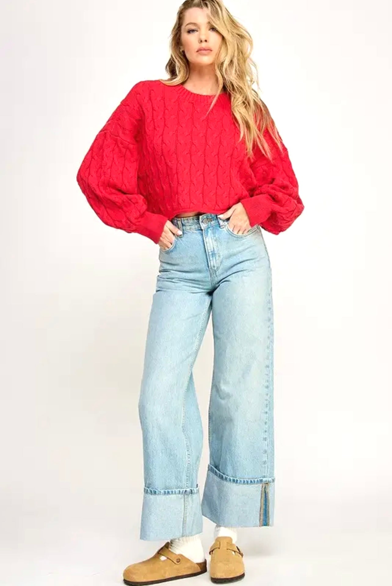 Cable Pullover Sweater