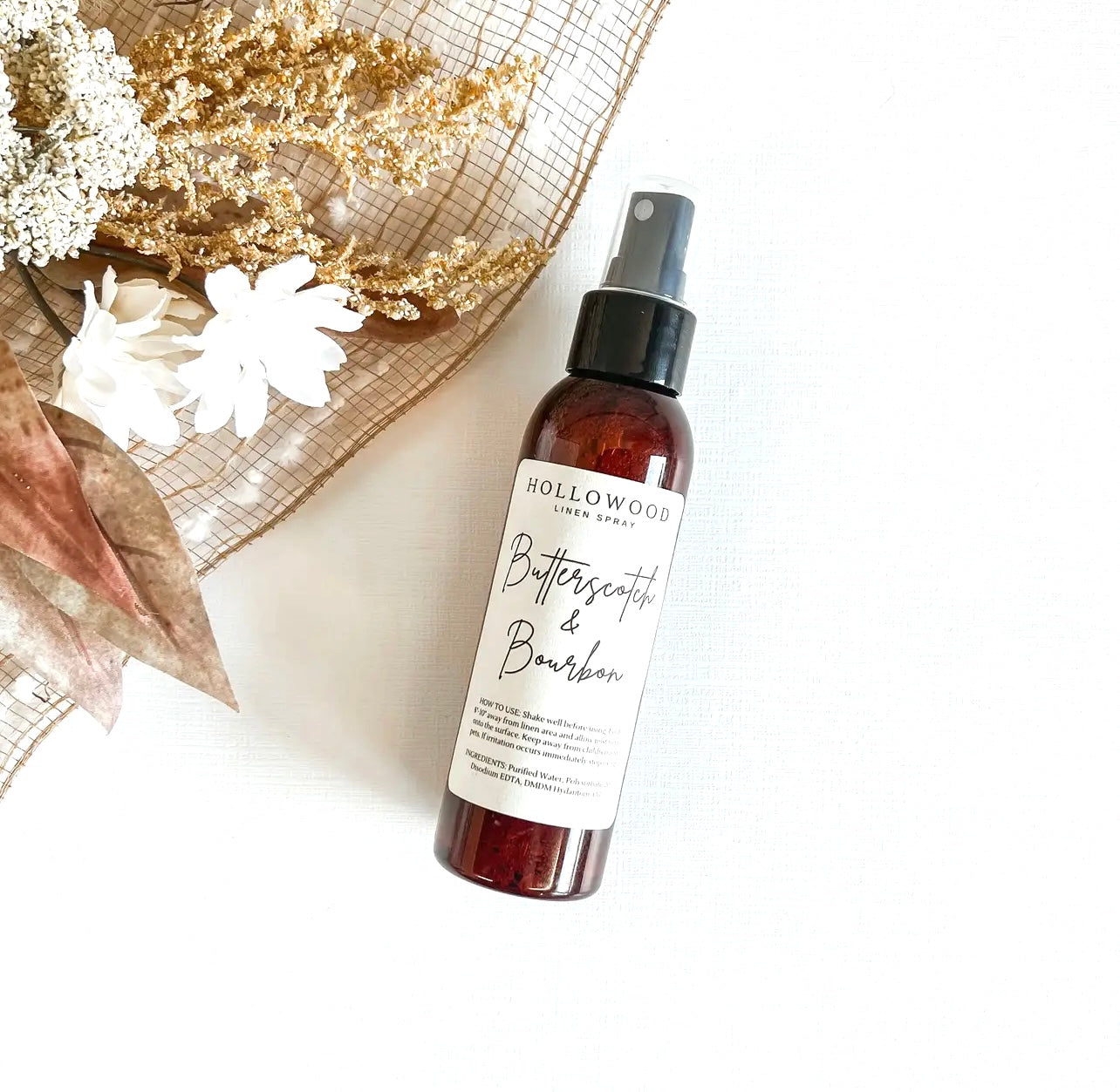 Butterscotch & Bourbon Linen Spray