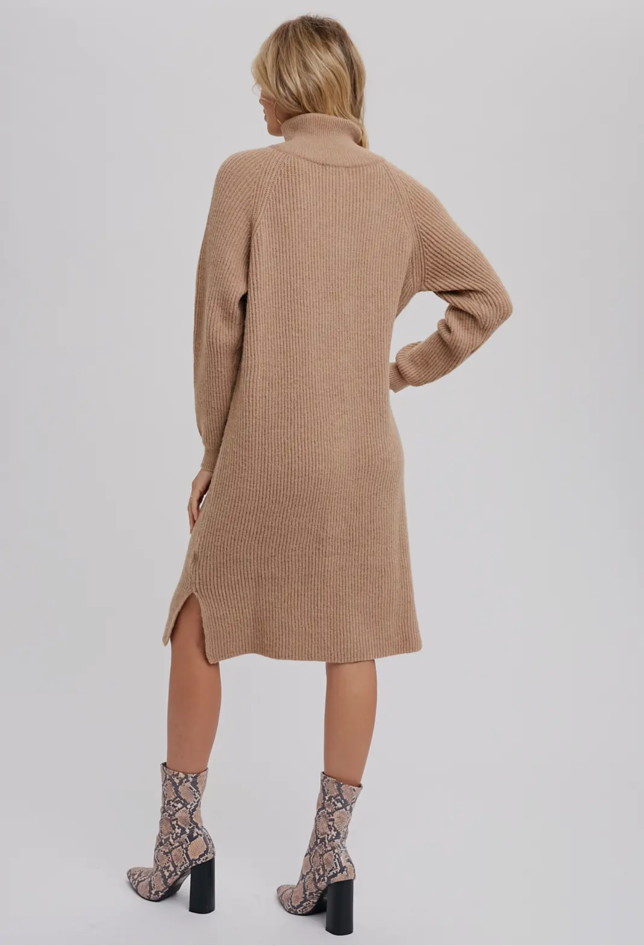 Zip Sweater Dress