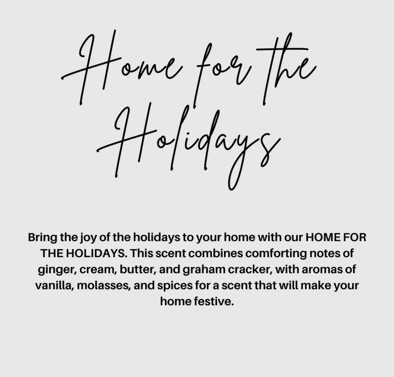 Home For The Holiday Linen Spray