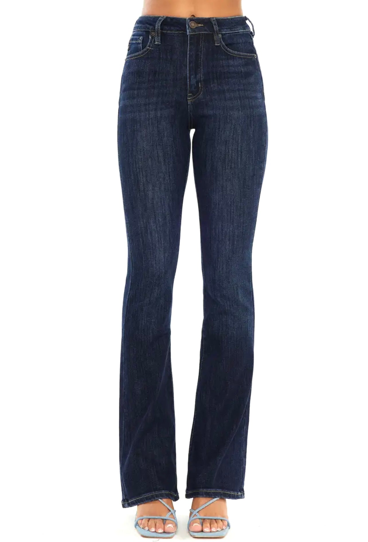Dark Flare Leg Jean