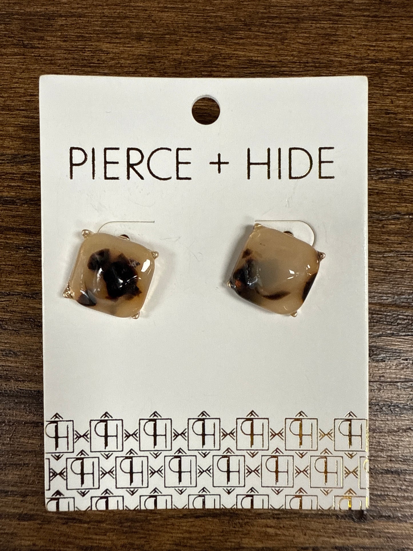 Tortoise Stud Earrings