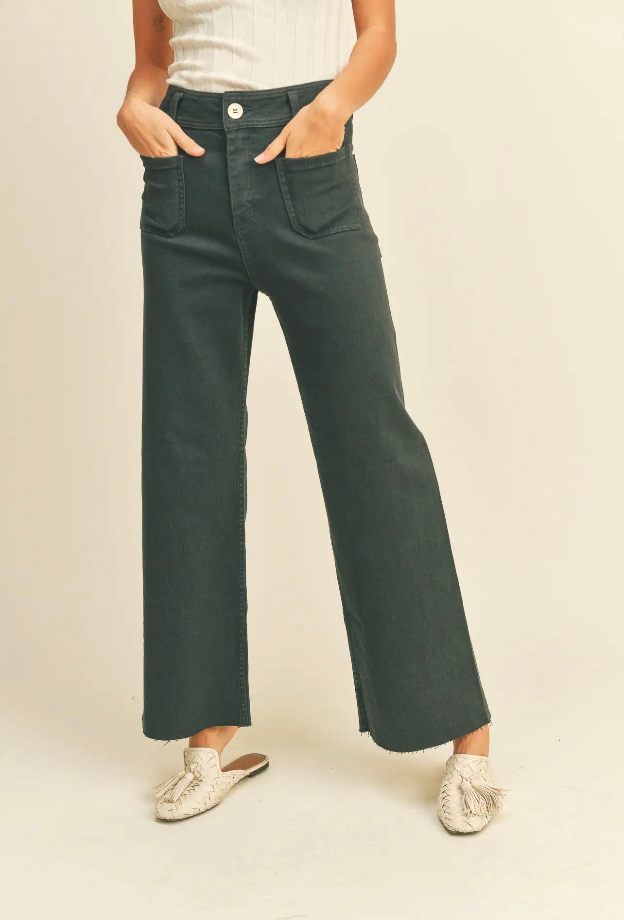 Front Pocket Navy Pant