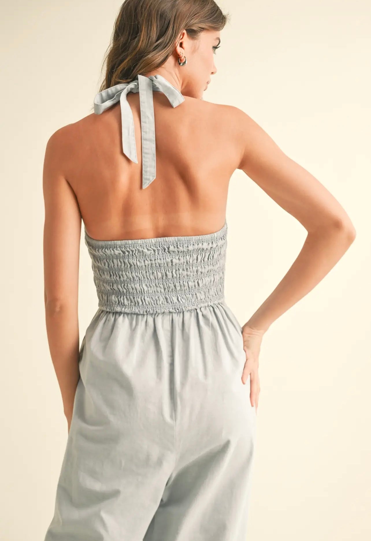 Smocked Top Romper
