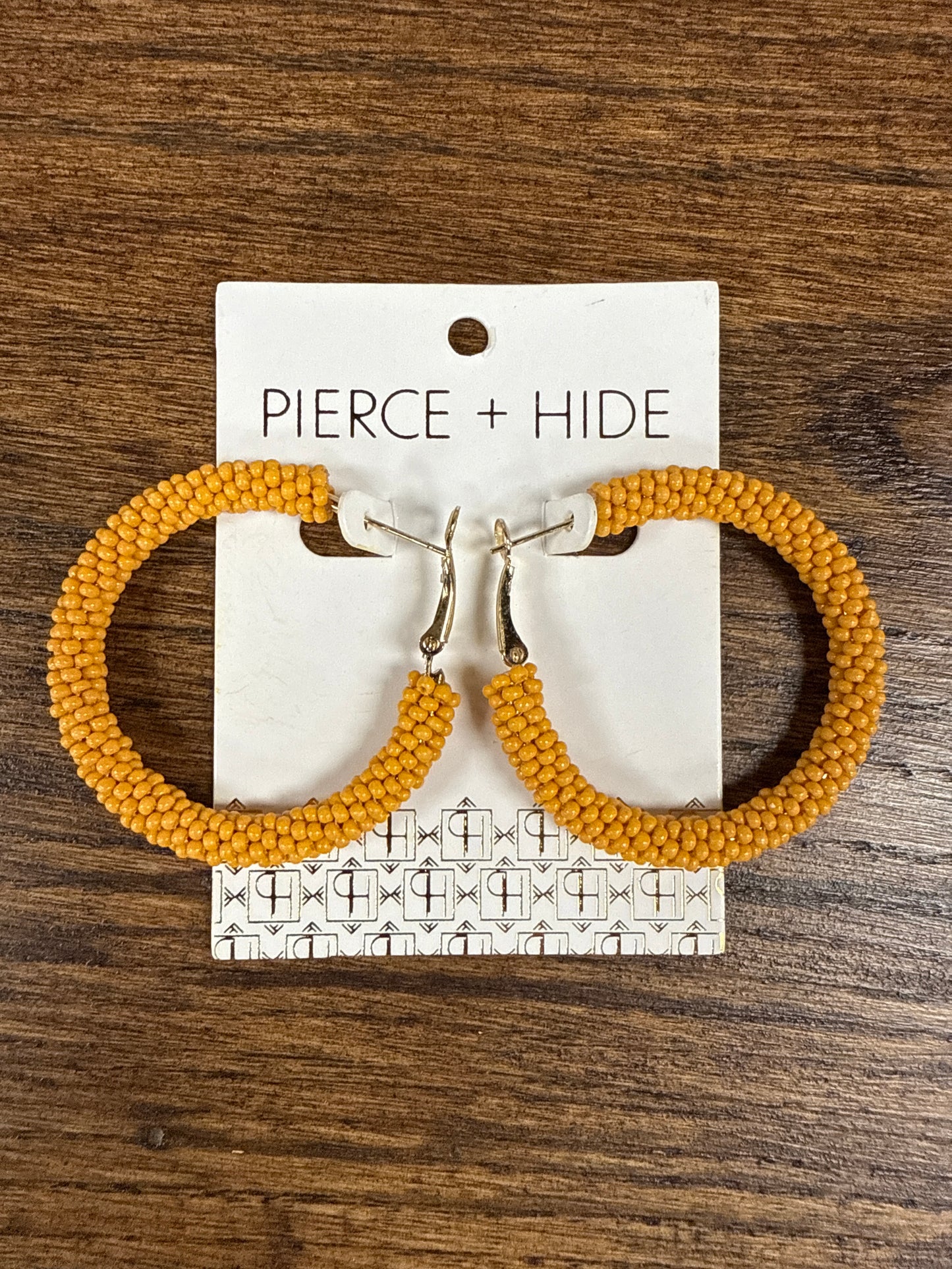 Mustard Hoop Earrings