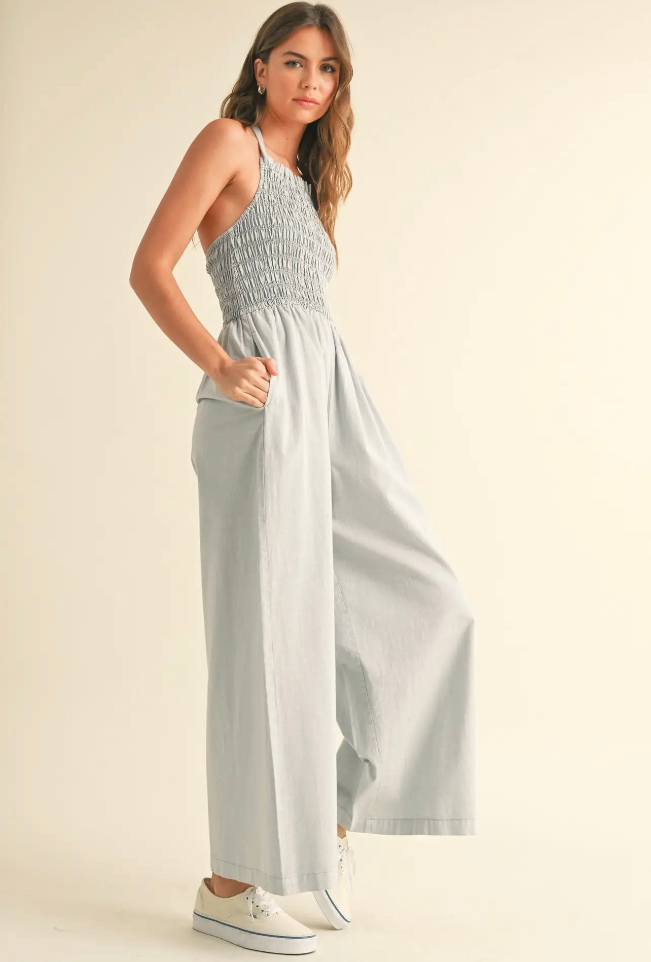 Smocked Top Romper