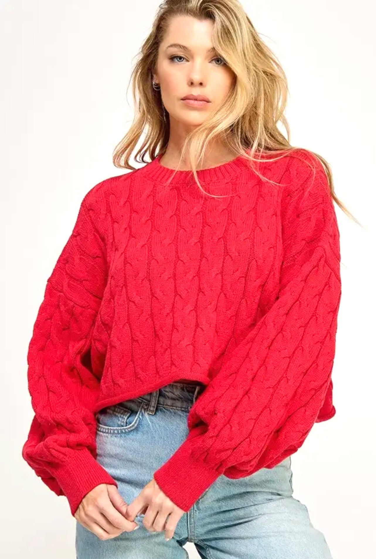 Cable Pullover Sweater