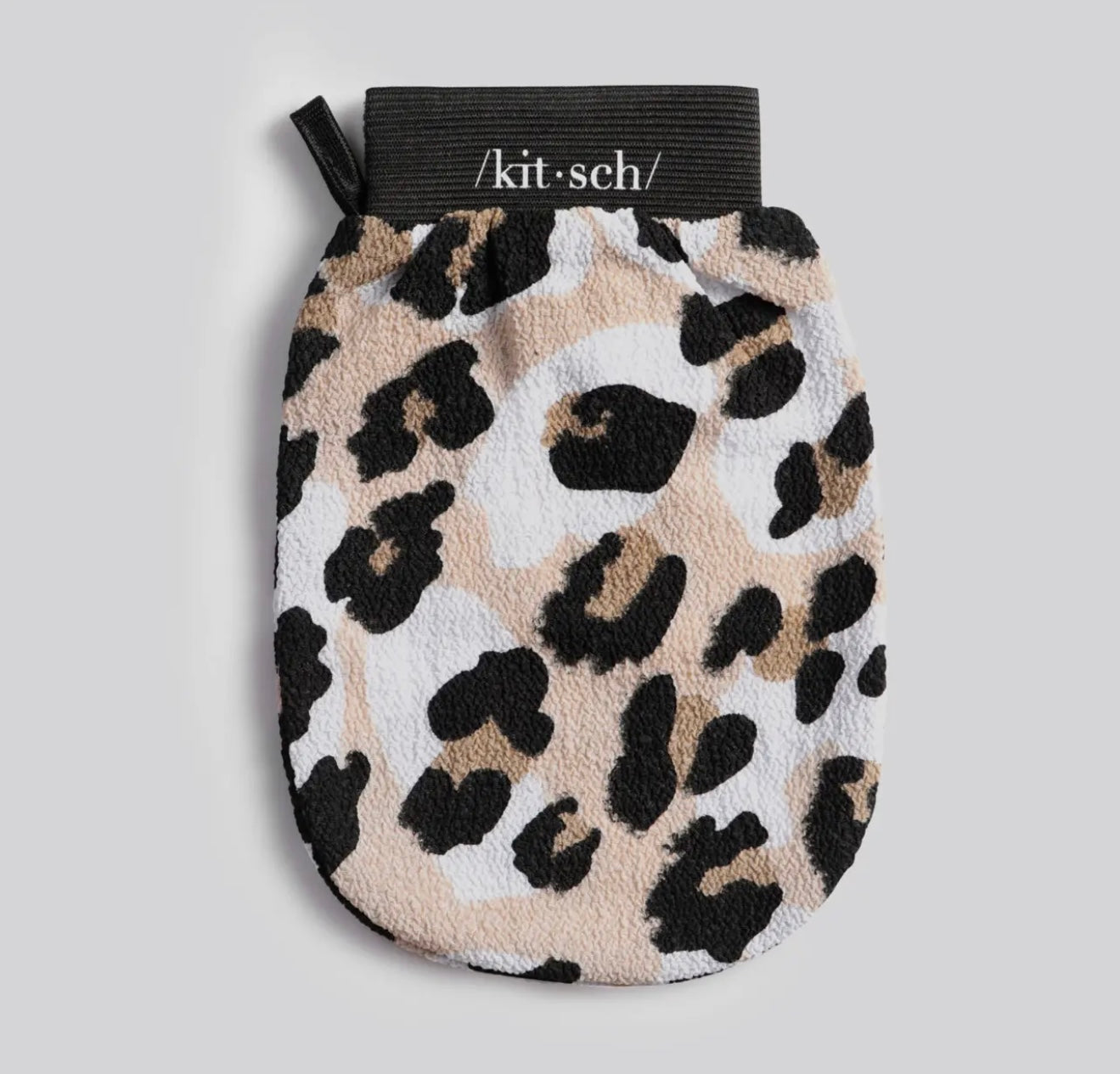 Kitsch Leopard Print Exfoliating Glove