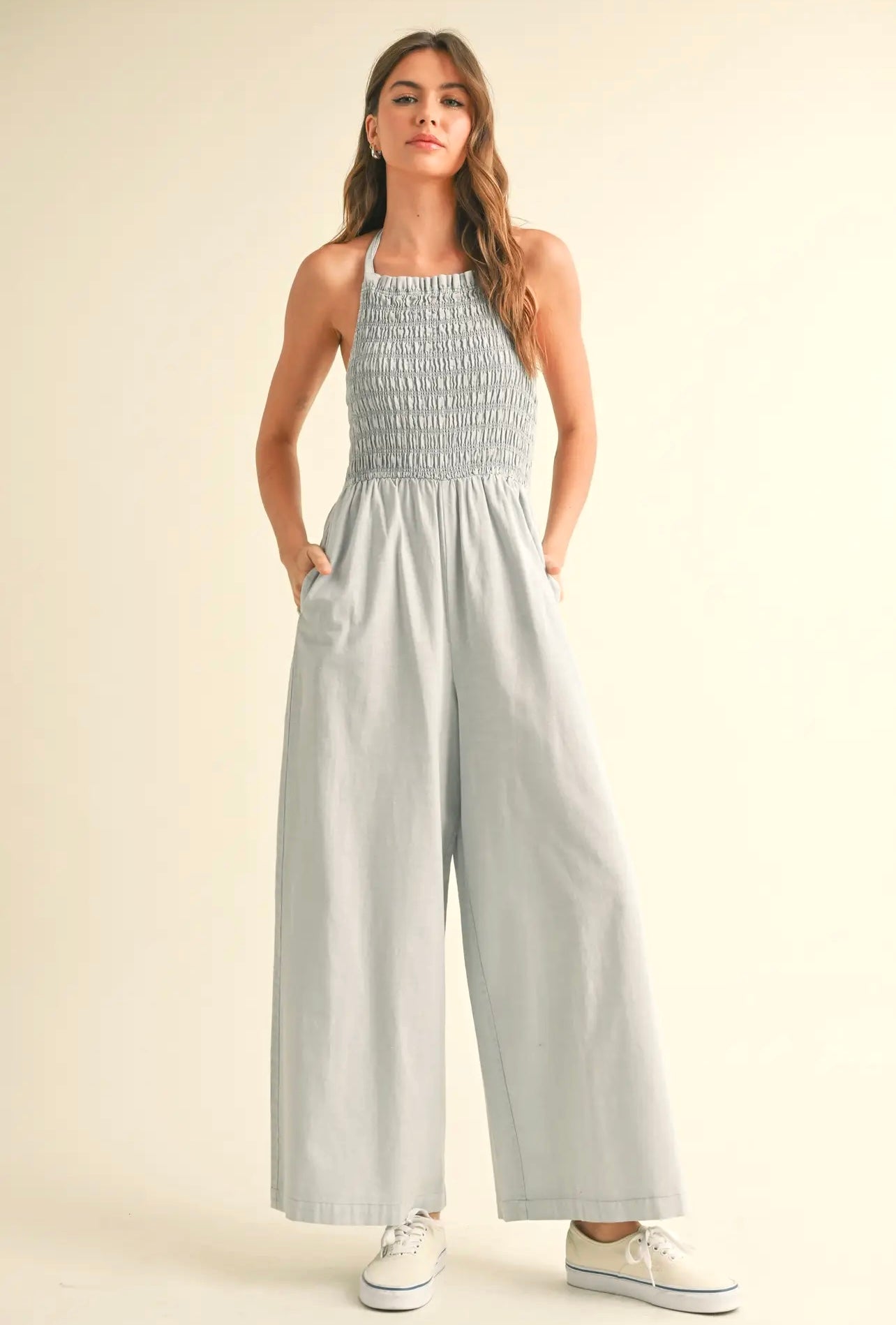 Smocked Top Romper