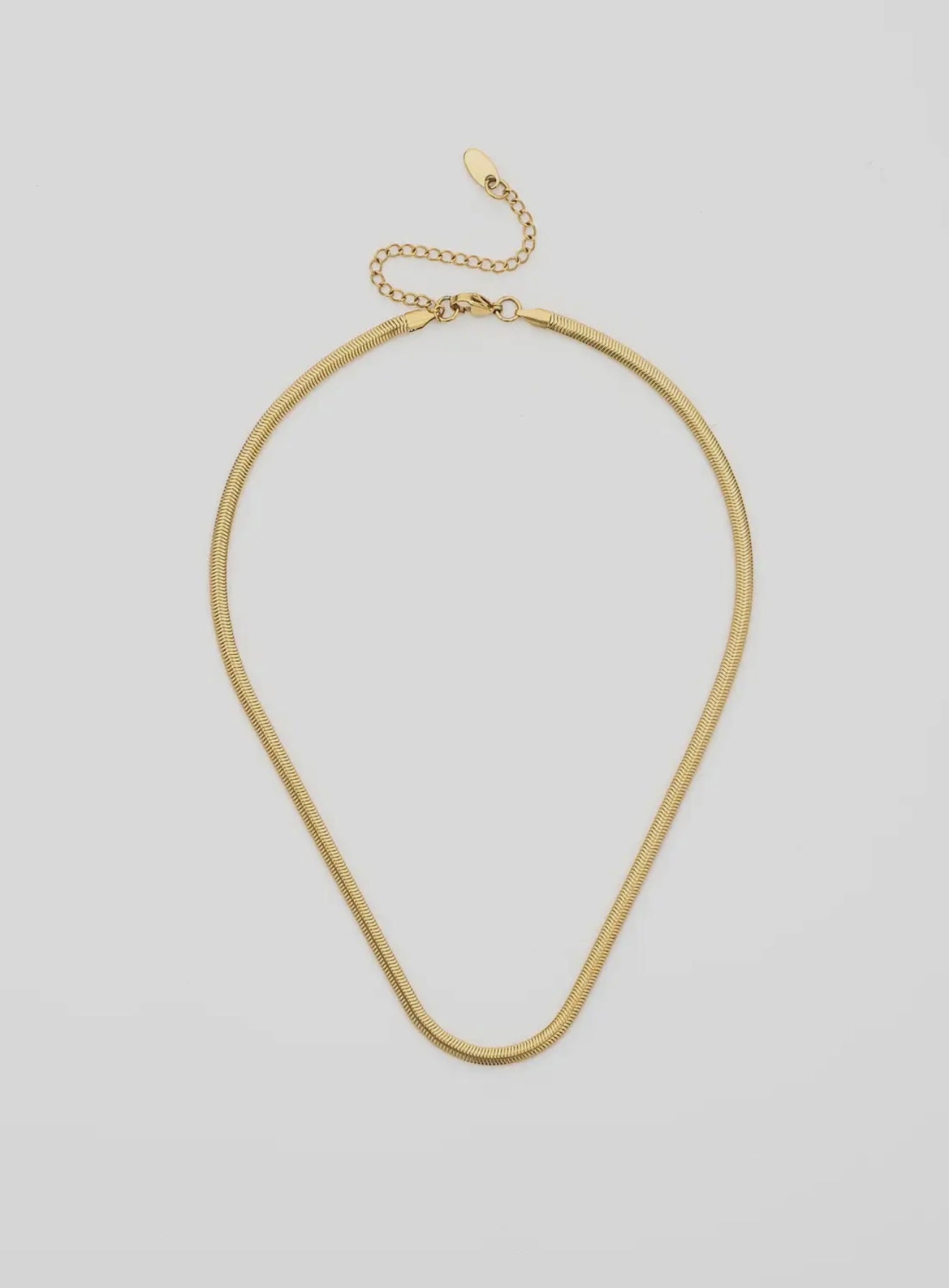 Matte Herringbone Necklace