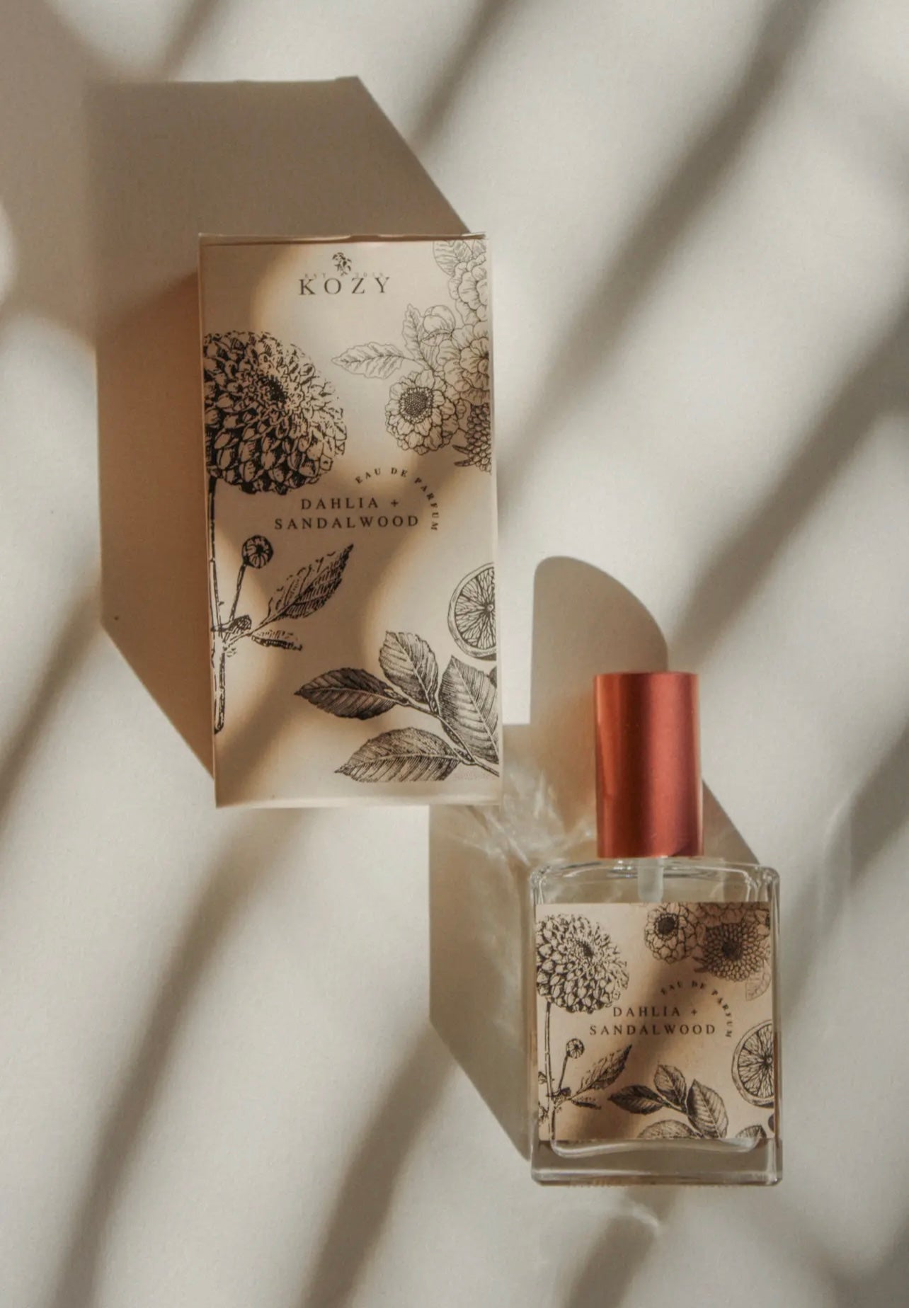 Dahlia + Sandalwood Kozy Perfume