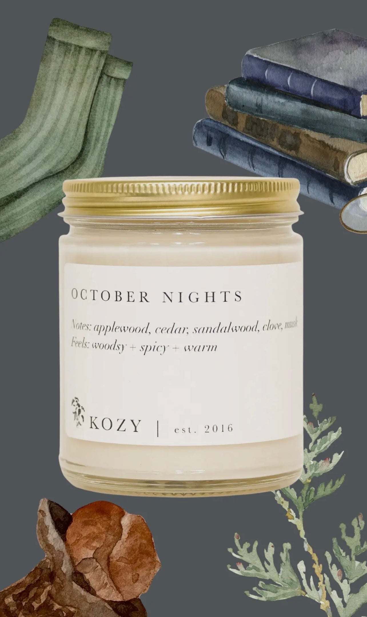 October Nights Kozy Candle