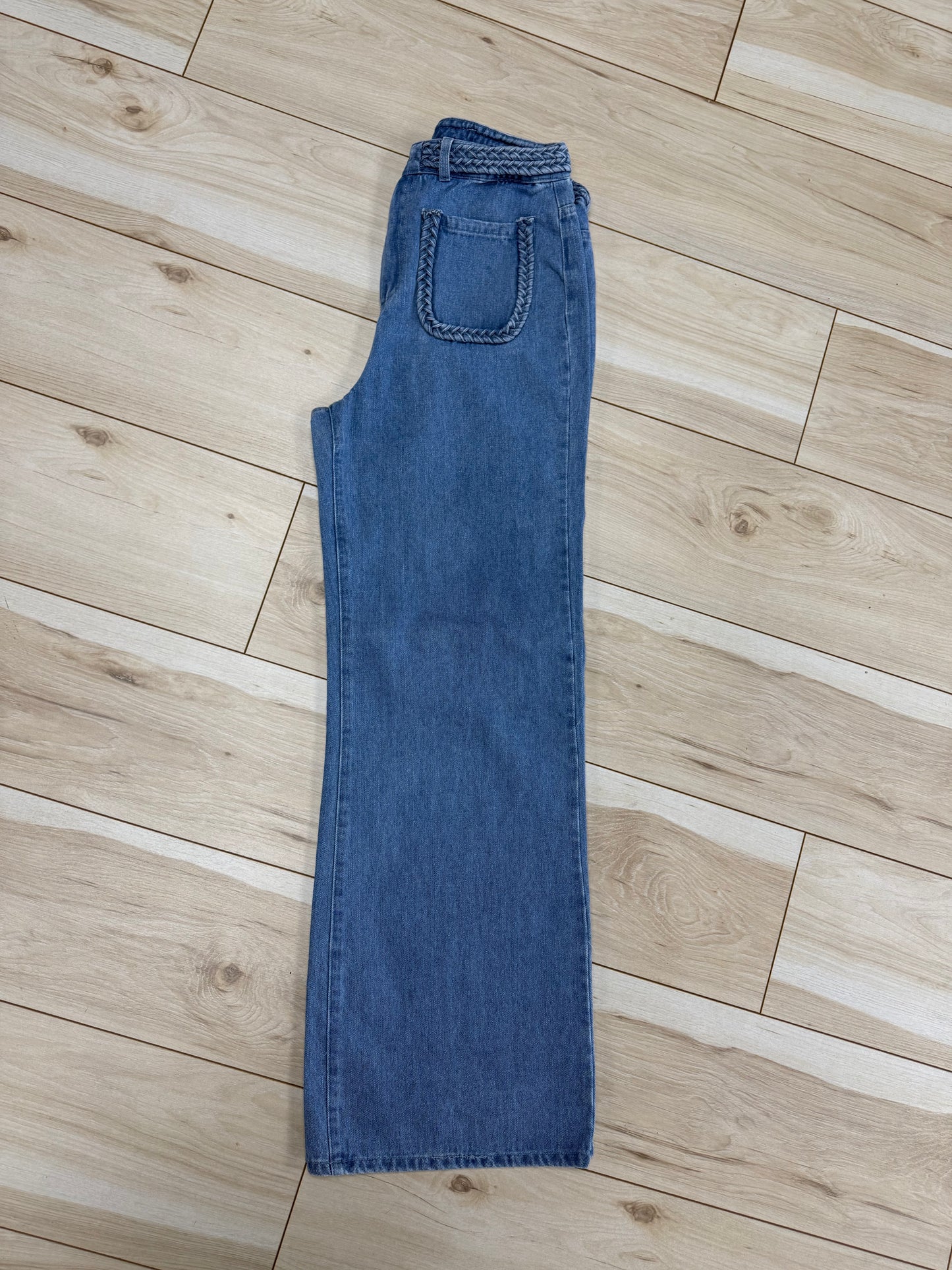 Braided Belt Jean