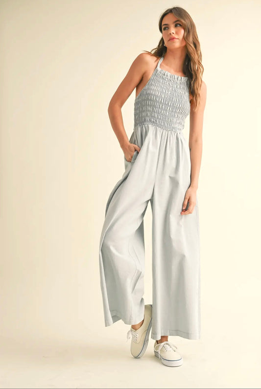 Smocked Top Romper