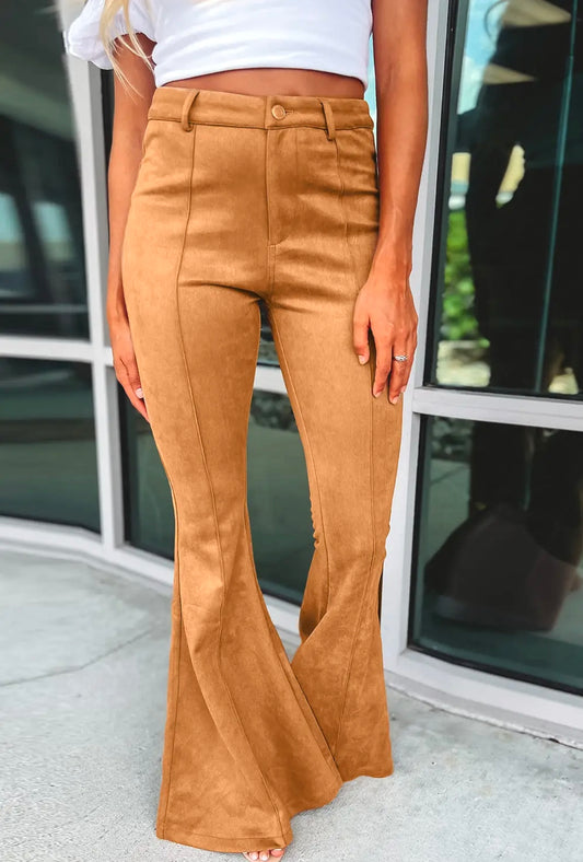 Suede Pants