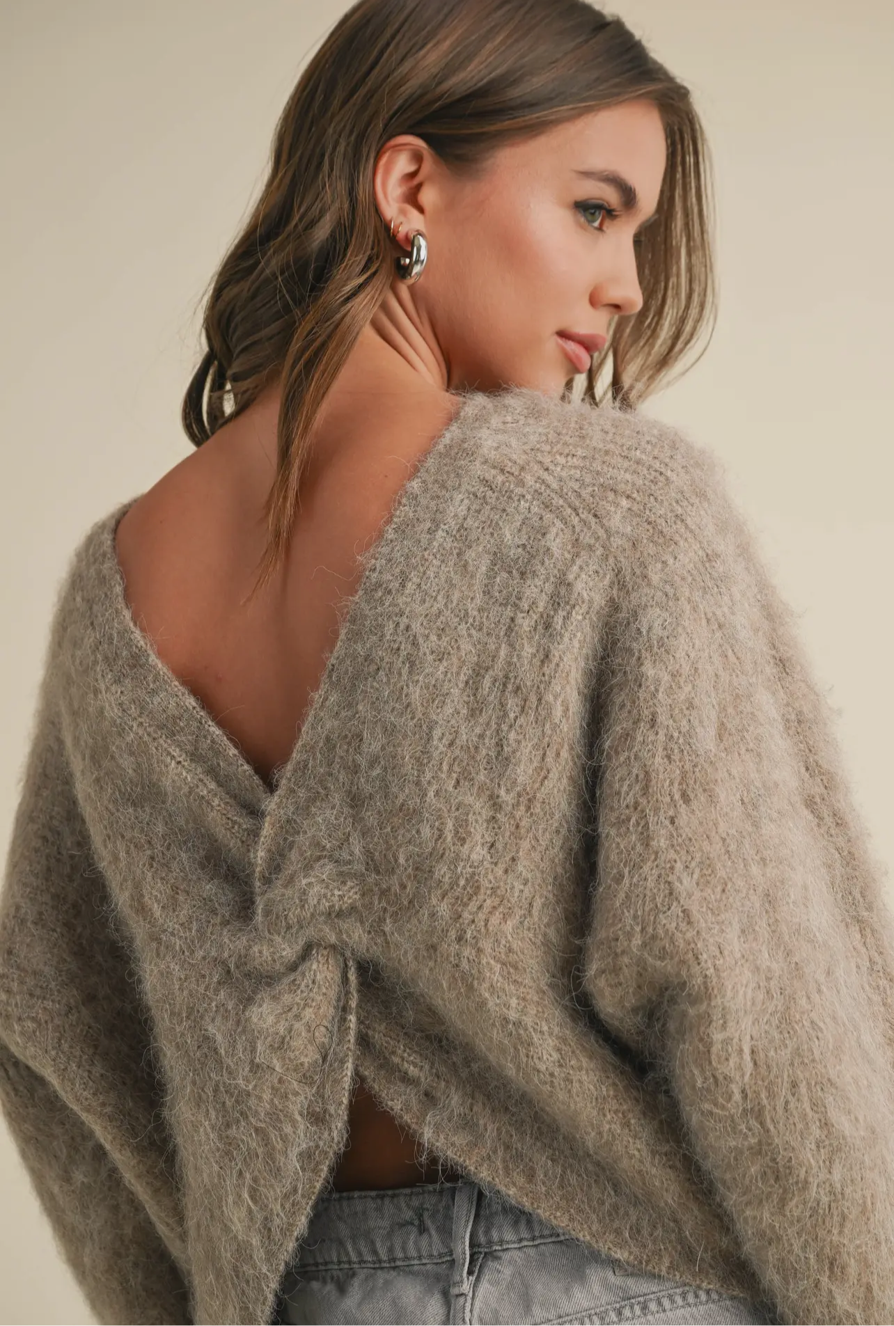 Twisted Detail Sweater