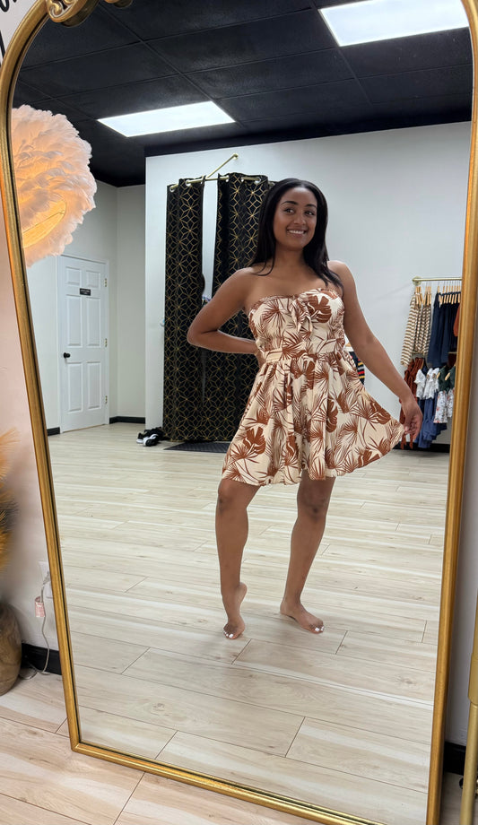 Tube Tie Front Romper