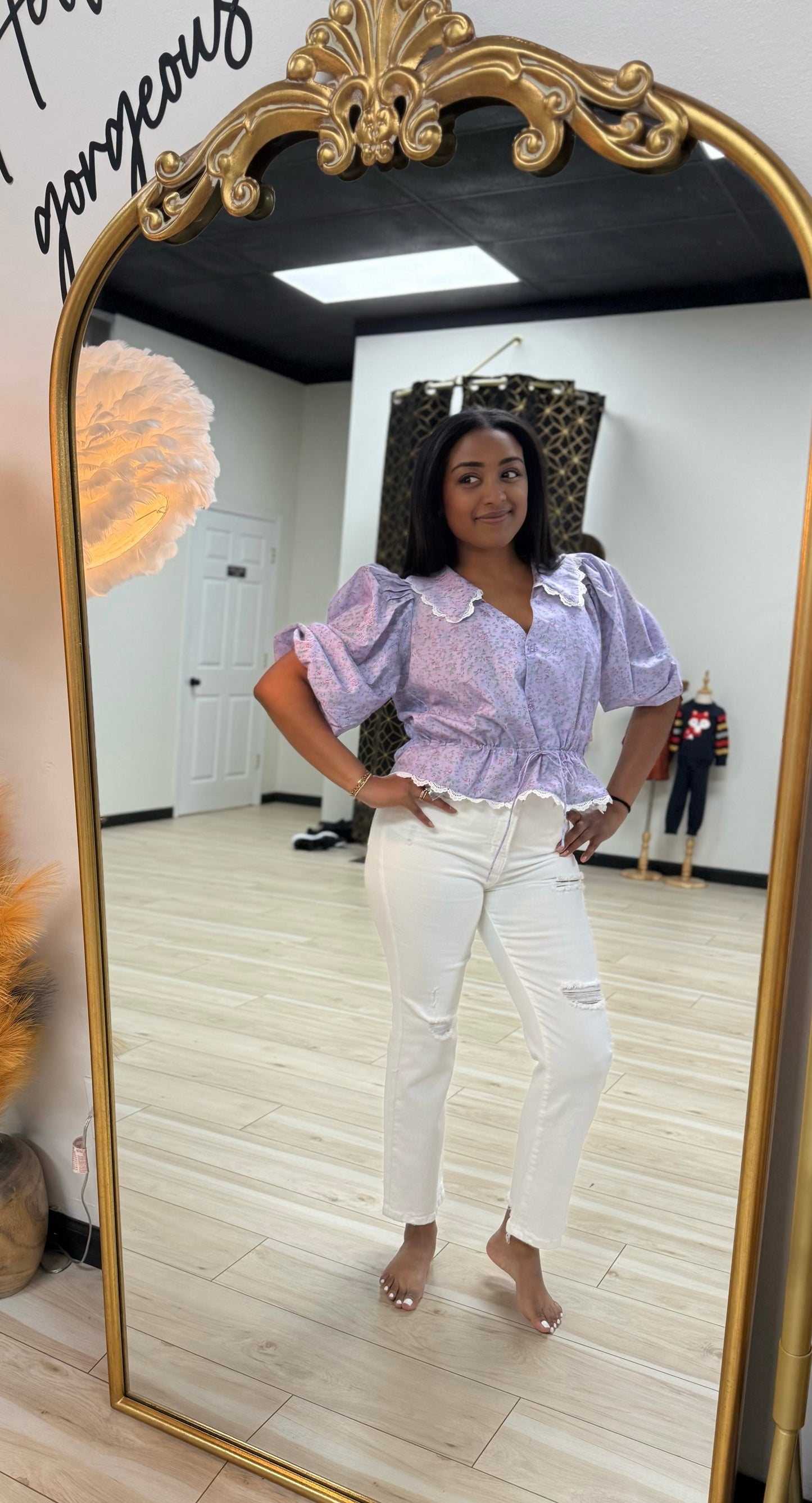 Risen White Jeans