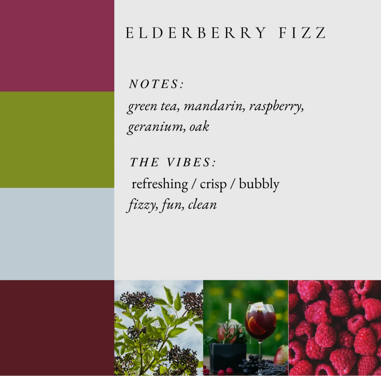 Elderberry Fizz Kozy Candle